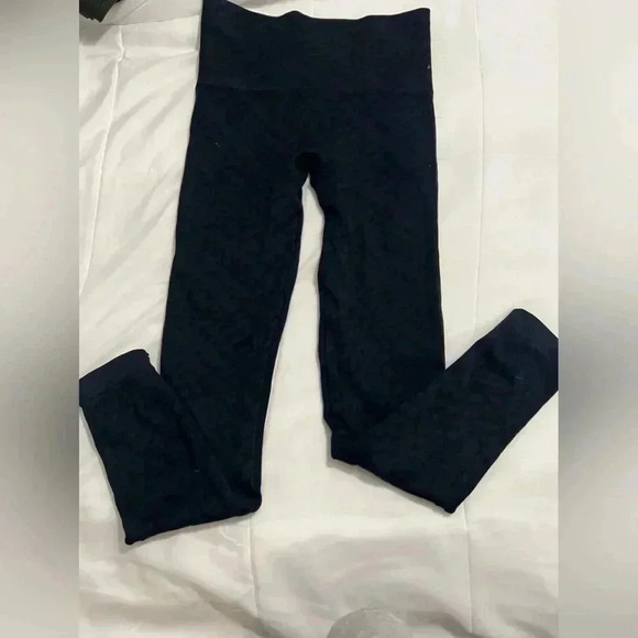 SPANX Pants - Spanx Blue Printed Leggings Size Small